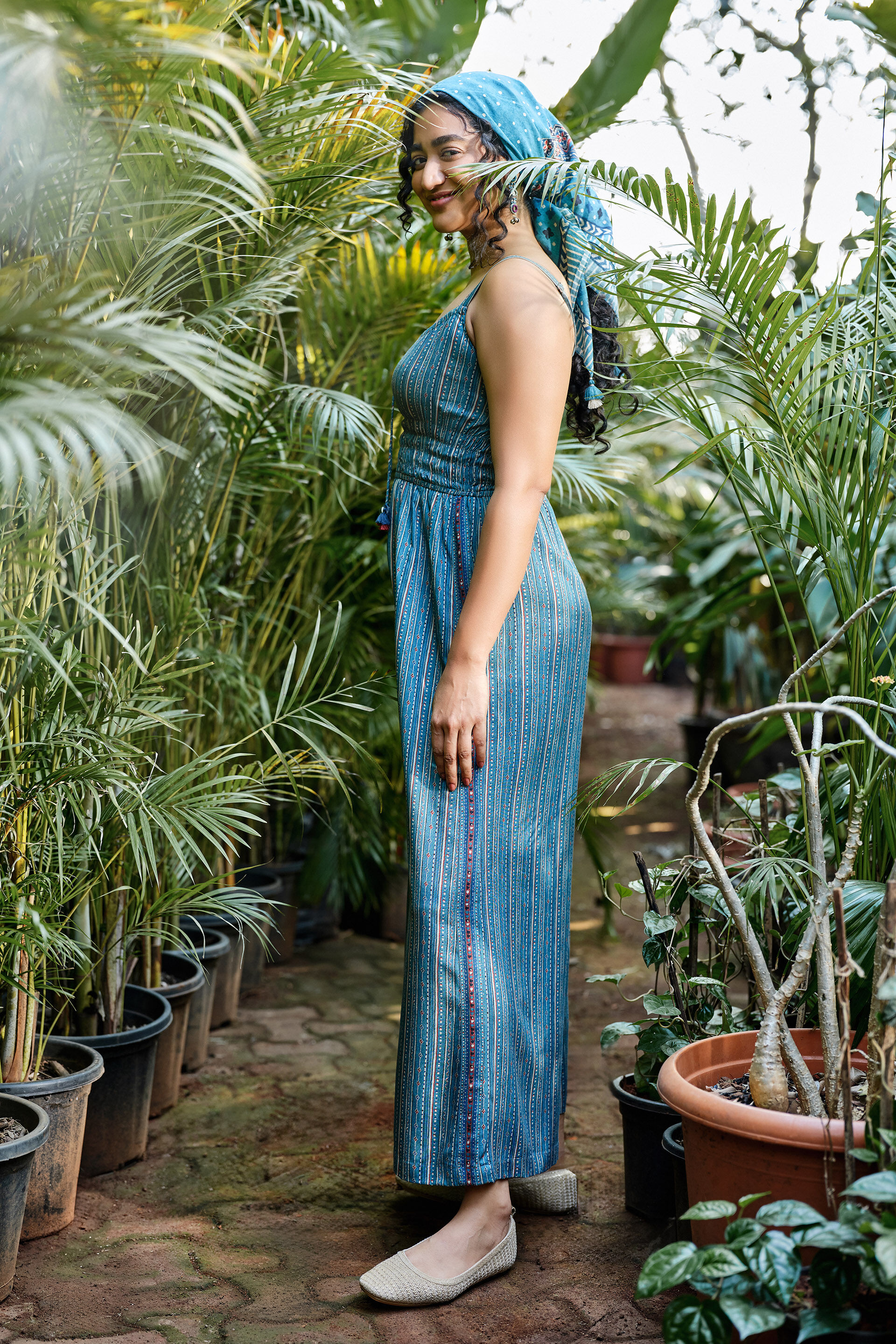 Ishita Blue Jumpsuit, Blue, image 5